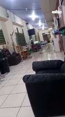 Raudales provocan inundación de pasillo de Urgencias Pediátricas del HRE