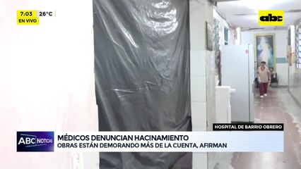 Piden acelerar obras en Hospital de Barrio Obrero: médicos denuncian hacinamiento e insalubridad