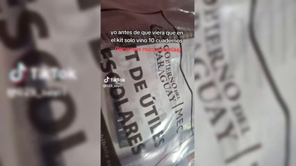 Quejas por kits escolares incompletos