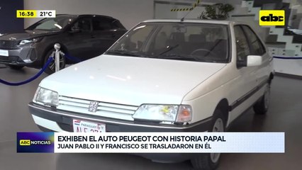 El auto de los Papas: exhiben vehículo usado por Francisco y Juan Pablo II en Paraguay