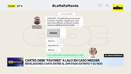 ¿Lalo también intervino en el caso Messer?: esto revelan los mensajes con su hijo Alexandre