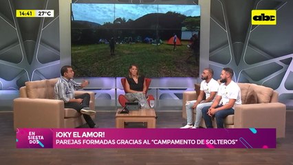 ¿Se formaron parejas en el campamento de solteros?