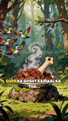 Smart Dog Outsmarts a Lion! 😱🦁🐶 _ Mind-Blowing Jungle Story