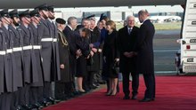 German President, William and Kate depart for Windsor