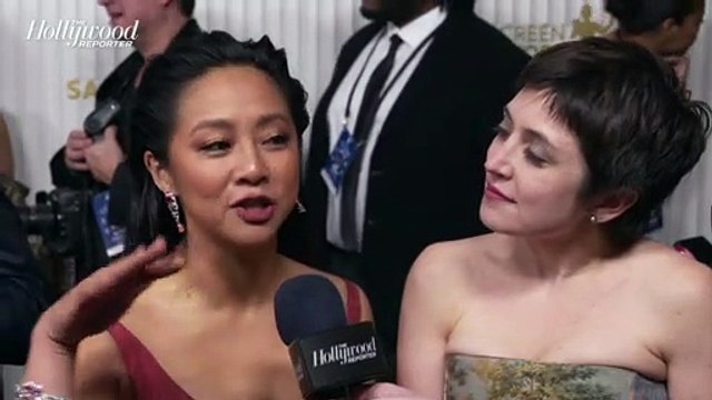 Stephanie Hsu & Tallie Medel on Their Awards Journey and Meeting Tilda Swinton | SAG Awards 2023