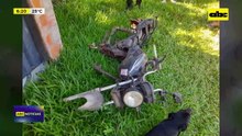 Recuperan moto “carneada” en Areguá: presuntos autores fueron detenidos por agentes de Lince