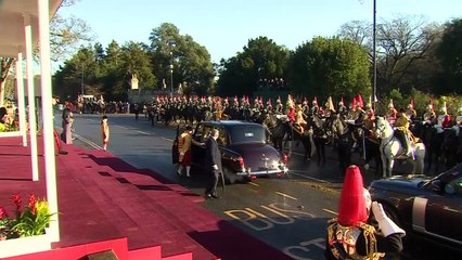 King arrives in Windsor ahead of German State Visit