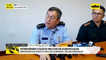 Intervienen Colegio Militar de Suboficiales del Ejército por presunto abuso de autoridad