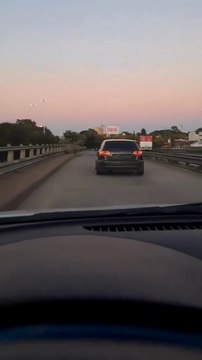 Triple choque y vuelco en la avenida General Paz de Buenos Aires Argentina