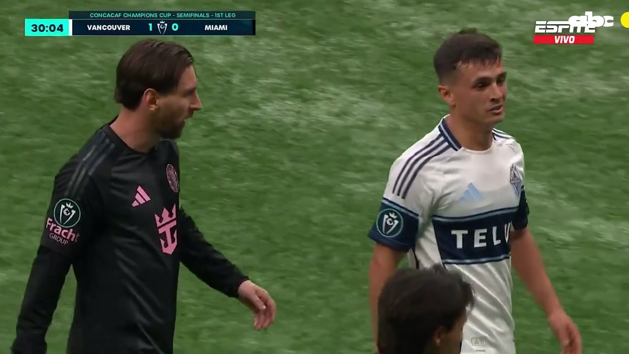 La discusión entre Lionel Messi y Andrés Cubas