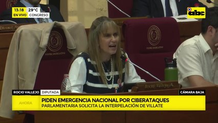 Ciberataques: diputados rechazan declarar emergencia y optan por pedir informe a Mitic