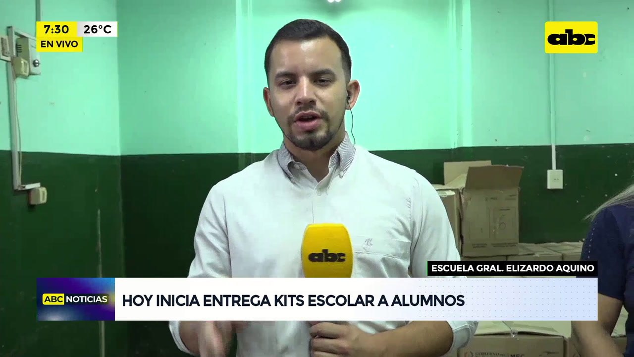 MEC entrega hoy kits escolares y promete llegar a todas las instituciones públicas del país