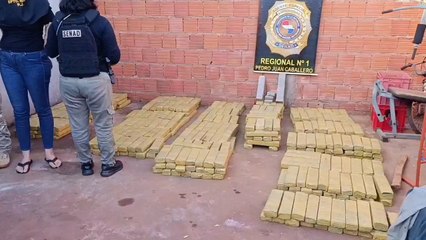 Allanan minimercado e incautan más de media tonelada de marihuana en Pedro Juan Caballero