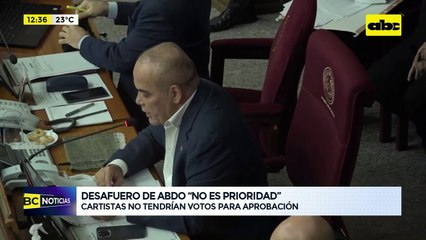 Desafuero de Abdo, ¿no es prioridad o no cuenta con votos?