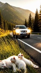 A Kind Hearted Man Helps Mother cat