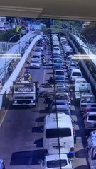 Violento choque entre motocicletas en el Puente de la Amistad