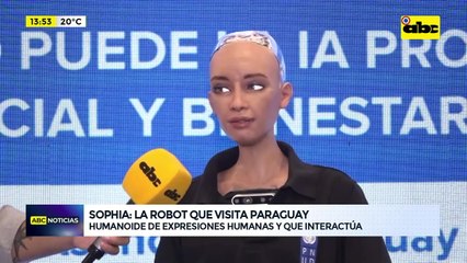 Conocé a Sophia, la robot humanoide que está de visita en Paraguay