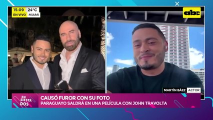 Martín Báez, actor paraguayo en Estados Unidos