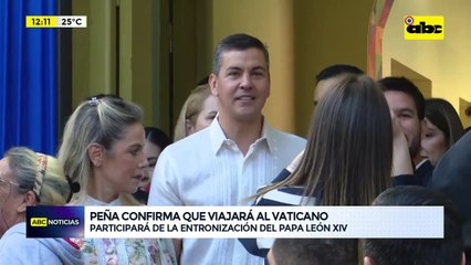 Peña confirma que irá al Vaticano para la entronización de León XIV