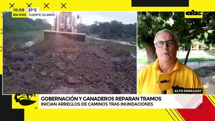 Tramos intransitables en Alto Paraguay: ganaderos reparan caminos ante desinterés estatal