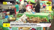 Mercadito: preocupación por disposición municipal de no trabajar domingos y feriados