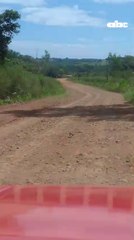 Estado actual del camino vecinal Calle H que debía ser asfaltado por el MOPC