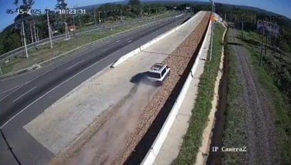 Siete personas se salvaron de accidente en zona de Pedrozo gracias a rampa