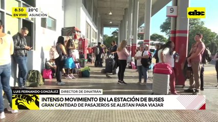 Semana Santa en el terruño: muchos viajeros en la Estación de Buses de Asunción