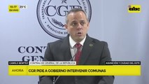 Contralor pide intervenir municipalidades de Asunción y Ciudad del Este