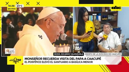 Obispo de Caacupé: “el Papa nos amó mucho y nos tuvo siempre presente”