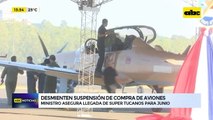 Compra de aviones Super Tucano no está en riesgo, afirma ministro de Defensa