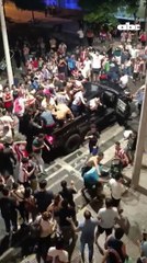 Gresca frente al Panteón de los Héroes