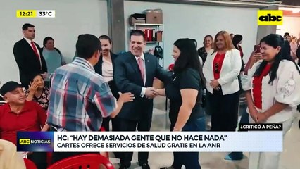 Cartes, ¿disconforme con el gobierno de Peña?: “hay demasiada gente que no hace nada”