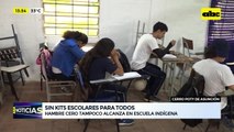 Kits y almuerzo no alcanzan en escuela indígena de Yukyty, Asunción