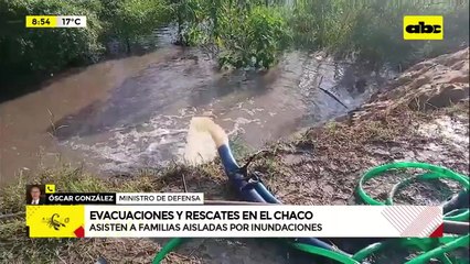 Fuerte Olimpo: aguas están llegando al casco urbano, mientras se incrementan rescates y evacuaciones