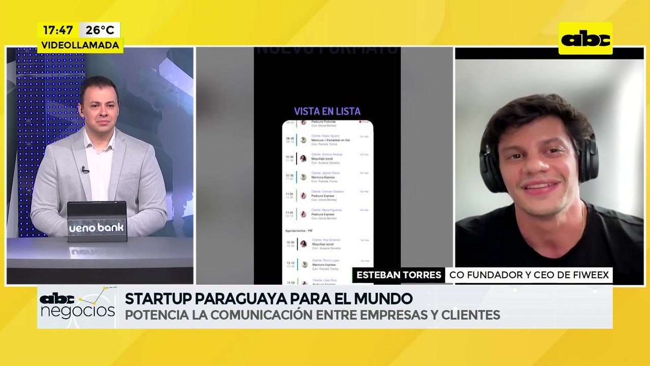 ABC Negocios - Entrevista a Esteban Torres, cofundador y CEO de Fiweex