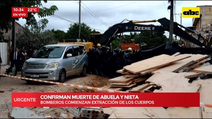 Encarnación: confirman muerte de abuela y nieta en derrumbe de edificio
