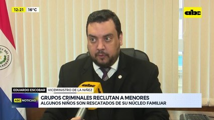 Menores de edad reclutados por grupos criminales: ¿qué está haciendo el MINNA?