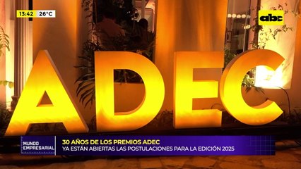 Los premios ADEC cumplen 30 años abriendo postulaciones a una nueva edición