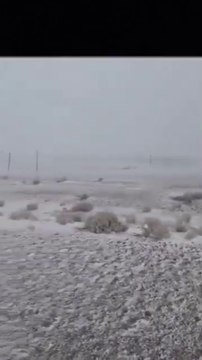 Video: camioneros paraguayos varados en chile por la helada