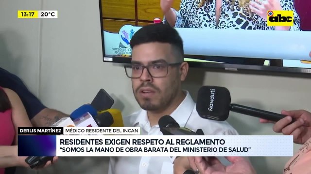 Médicos residentes, cansados de ser “la mano de obra barata del Ministerio de Salud”