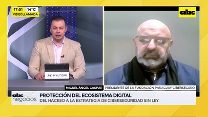 ABC Negocios - Entrevista a Miguel Ángel Gaspar, presidente de la Fundación Paraguay Ciberseguro