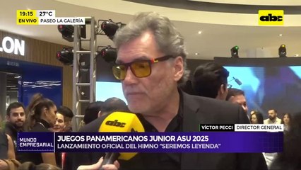 Lanzamiento del himno oficial de los Juegos Panamericanos Junior Asu2025