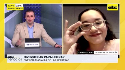 ABC Negocios - Entrevista a Laine Lezcano, ingeniera en energía