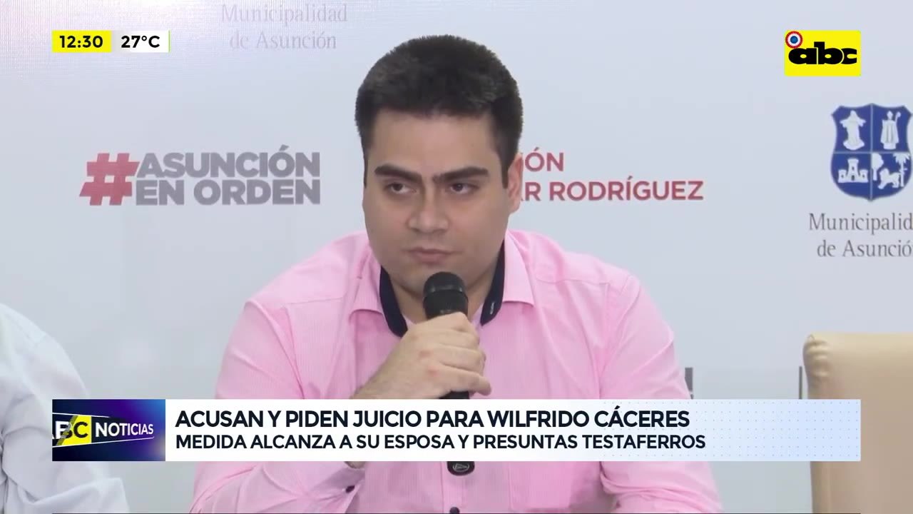 Fiscal presenta evidencias y sostiene acusación contra Wilfrido Cáceres