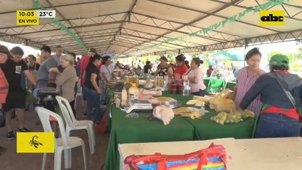 Productores celebran exitosa venta en la Feria de la Agricultura Familiar