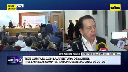 Máquinas de votación: aparatos pasan ahora a un proceso de evaluación