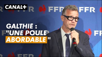 XV de France / CM 2027 - Fabien Galthié satisfait du tirage au sort