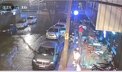 Balacera en pleno microcentro de San Lorenzo