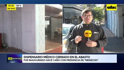 ¿Para la foto?: dispensario “reinaugurado” por Nenecho, jamás funcionó